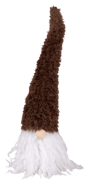 Myk nisse 28cm brun 2