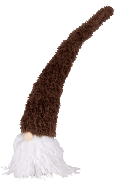 Myk nisse 28cm brun 3