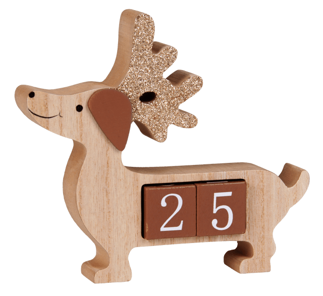 Adventskalender hund 17cm, bilde 2 av 5