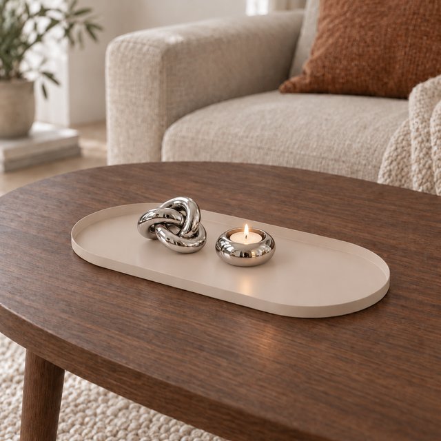 Fat oval 38,5cm beige 1