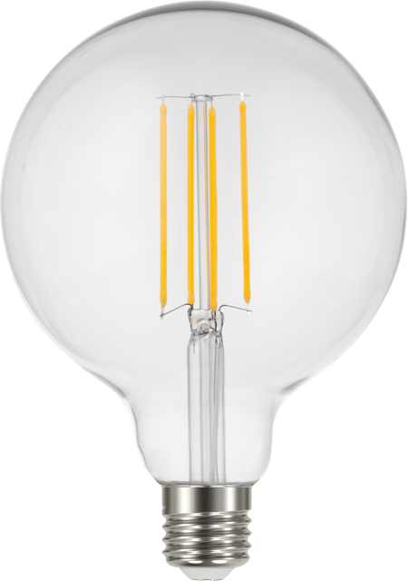 LED E27 globe 12,5cm 4W 400lm dimbar klar 2