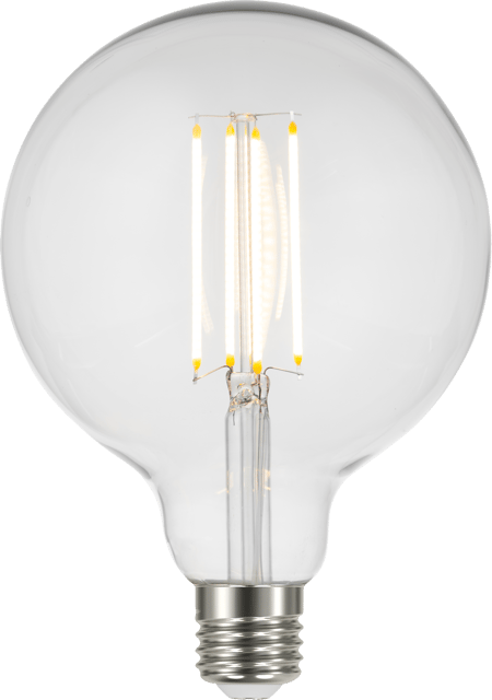 LED E27 globe 12,5cm 4W 400lm dimbar klar 1