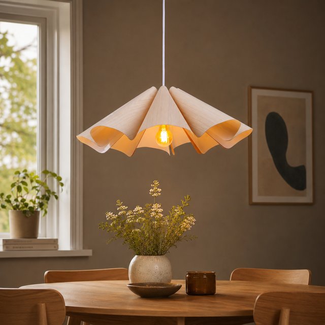 Sanna taklampe 62cm eikefiner, bilde 2 av 9