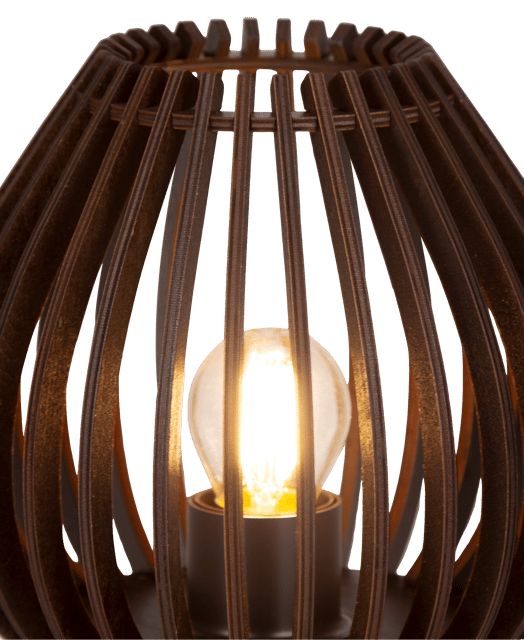 Daniella bordlampe 18,8cm valnøtt  4