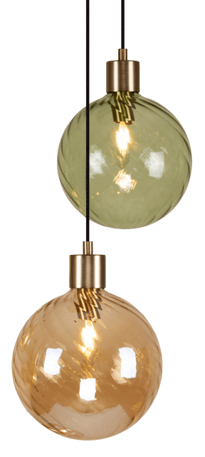 Elara taklampe rondell 5lys 40cm flerfarget, bilde 8 av 12