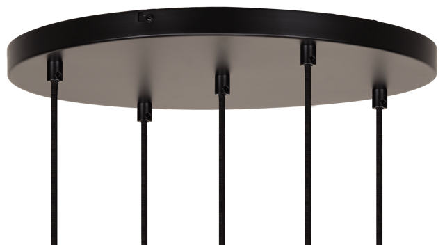 Elara taklampe rondell 5lys 40cm flerfarget, bilde 9 av 12