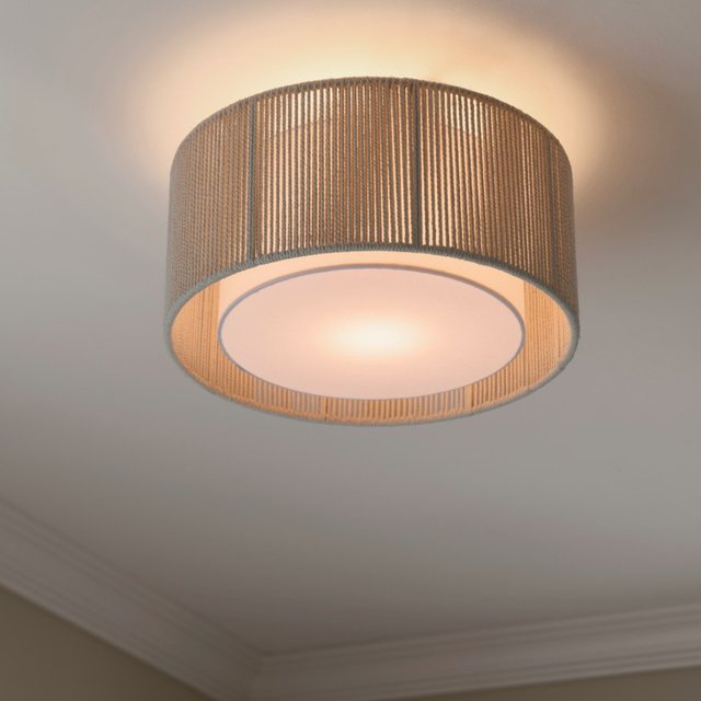 Ylva plafond taklampe 40cm beige/hvit