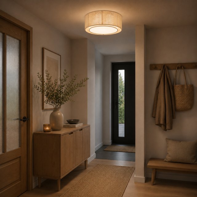 Ylva plafond taklampe 40cm beige/hvit 3