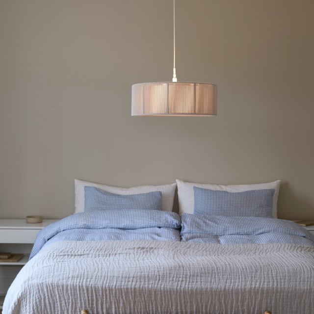 Ylva taklampe 50cm beige/hvit 1