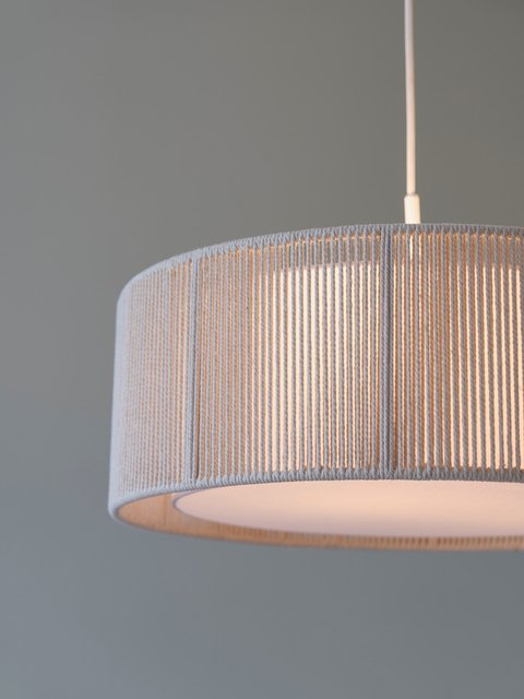 Ylva taklampe 50cm beige/hvit , bilde 5 av 13
