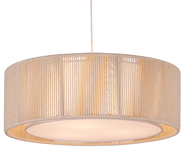 Ylva taklampe 50cm beige/hvit , bilde 7 av 13