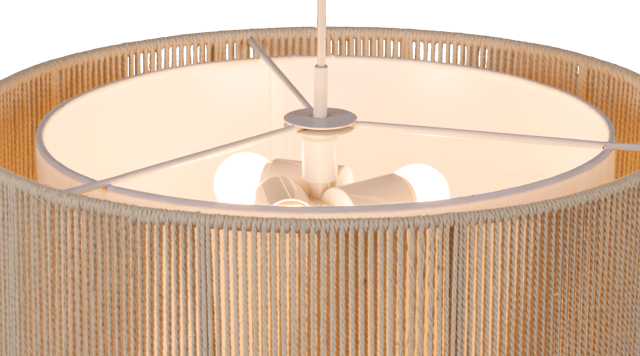 Ylva taklampe 50cm beige/hvit , bilde 10 av 13