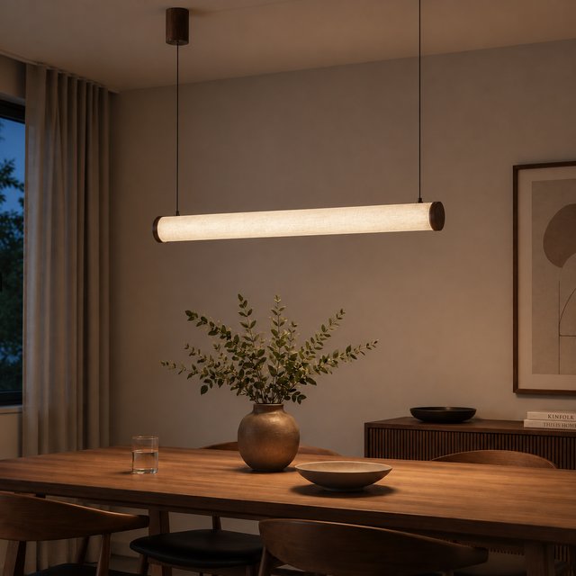 Axo LED taklampe 100cm beige , bilde 1 av 8