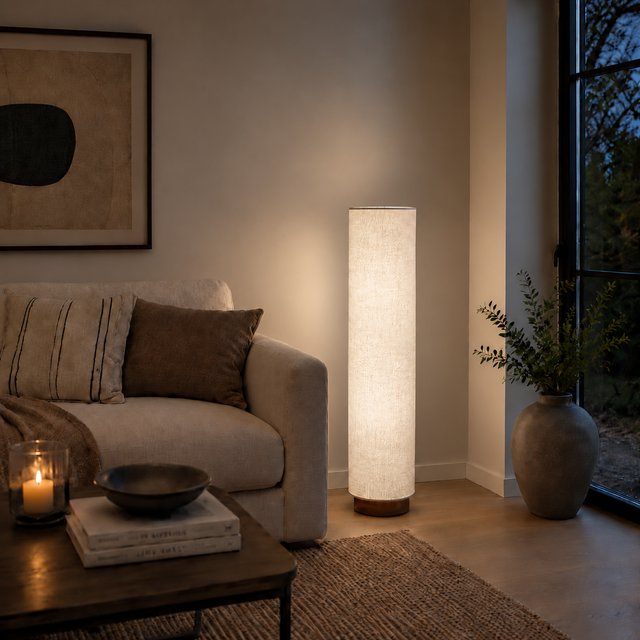 Axo LED gulvlampe 100cm beige
