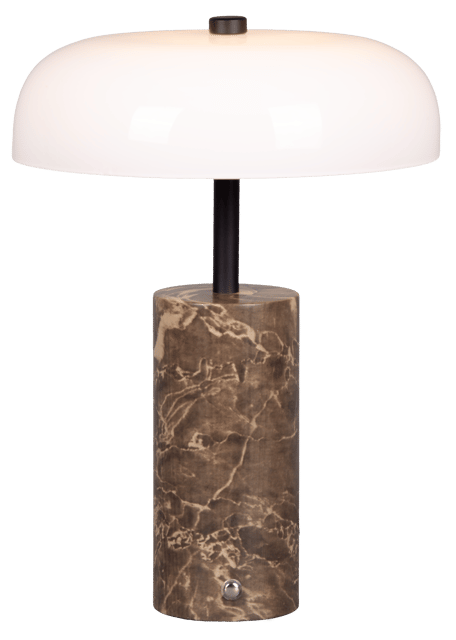 Helen LED bordlampe 27cm brun/opal 2