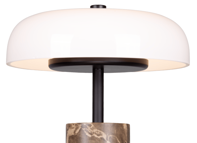 Helen LED bordlampe 27cm brun/opal 4