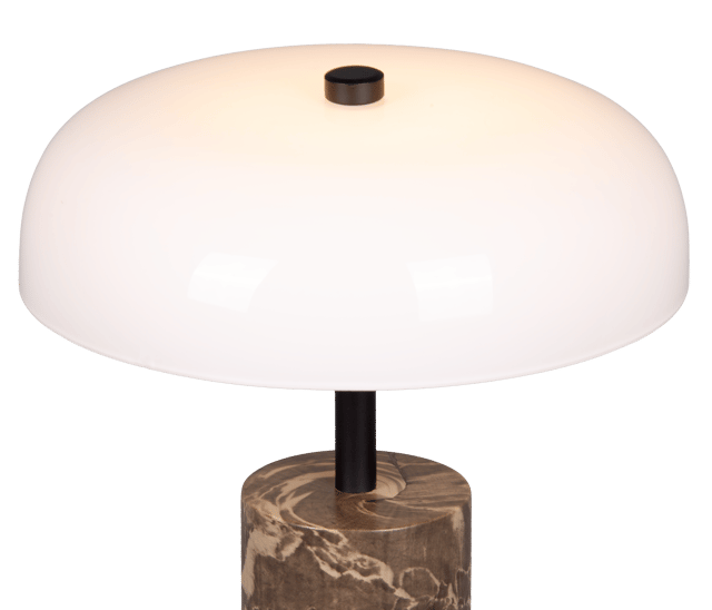 Helen LED bordlampe 27cm brun/opal 3