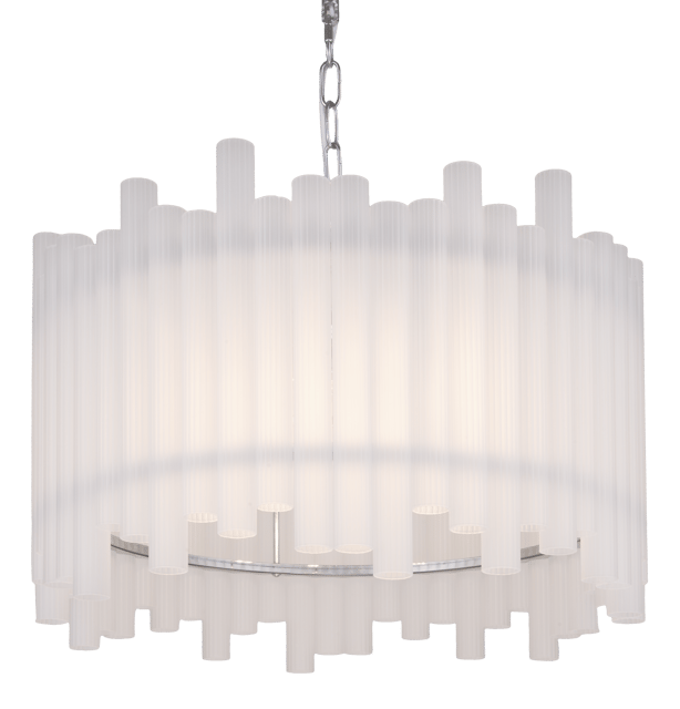 Venice slim taklampe 55cm hvit/krom, bilde 9 av 13