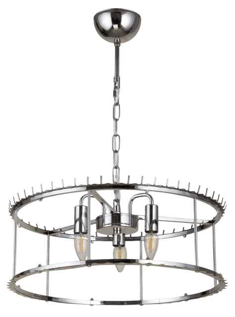 Venice slim taklampe 55cm hvit/krom, bilde 12 av 13