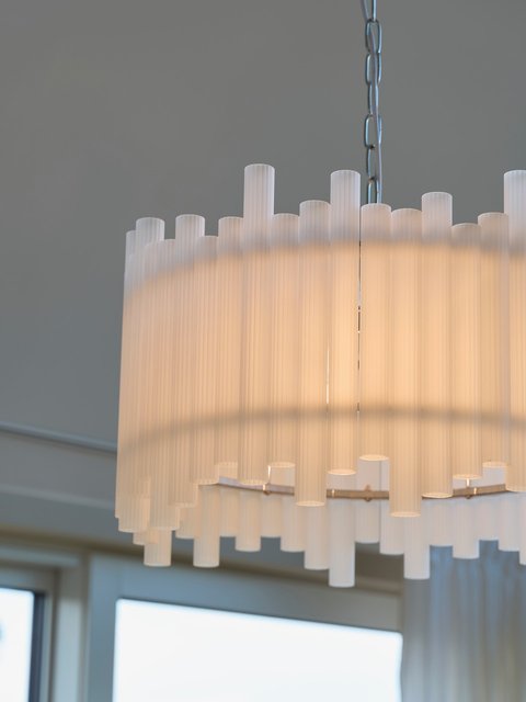 Venice slim taklampe 55cm hvit/krom, bilde 4 av 13
