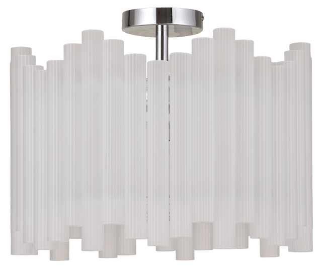 Venice slim plafond taklampe 45cm hvit/krom, bilde 5 av 7