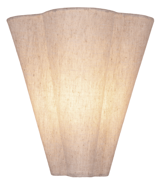 Flora vegglampe 25cm beige 2