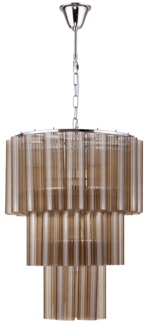 Venice taklampe lysekrone 50cm brun , bilde 9 av 10