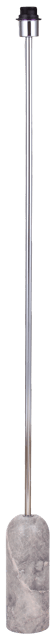 Linea gulvlampe uten skjerm 140cm krom/grå 4