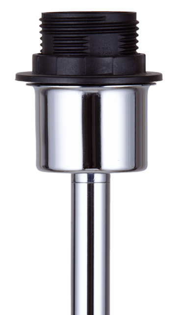 Linea gulvlampe uten skjerm 140cm krom/grå, bilde 6 av 7