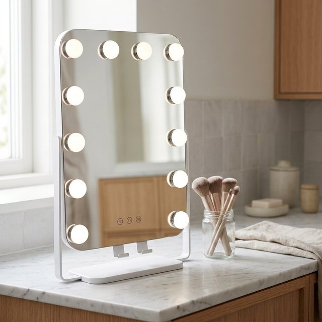 Pop LED sminkespeil 47,8cm 1
