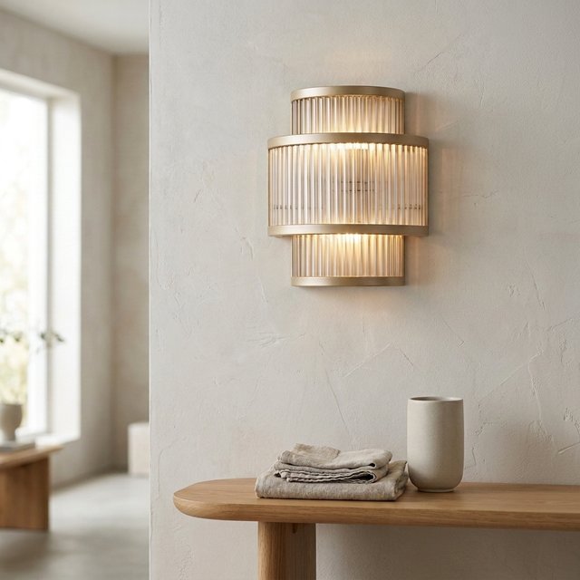 Archie vegglampe 21cm gull 1