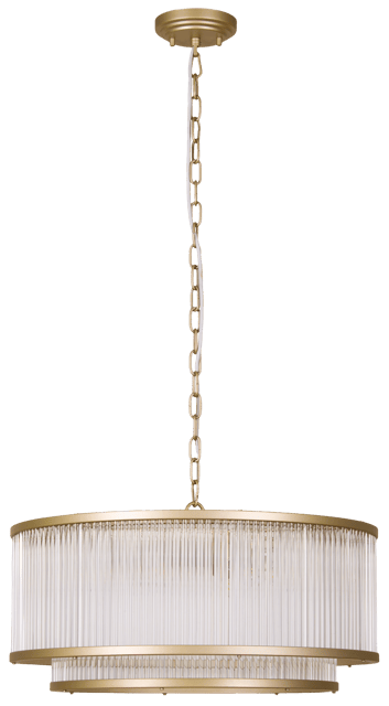 Archie taklampe lysekrone 51cm gull/klar , bilde 6 av 11