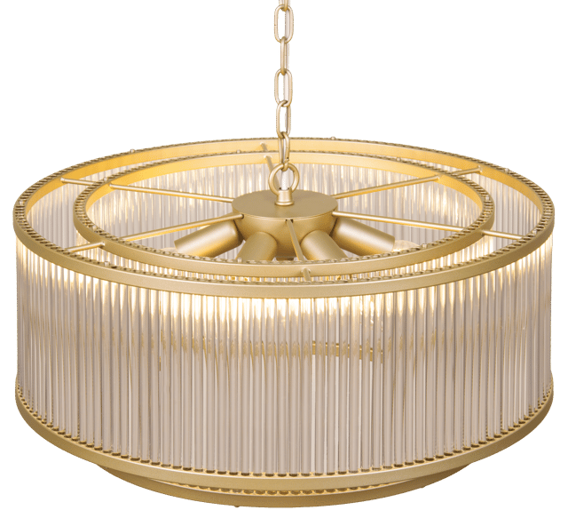 Archie taklampe lysekrone 51cm gull/klar , bilde 9 av 11