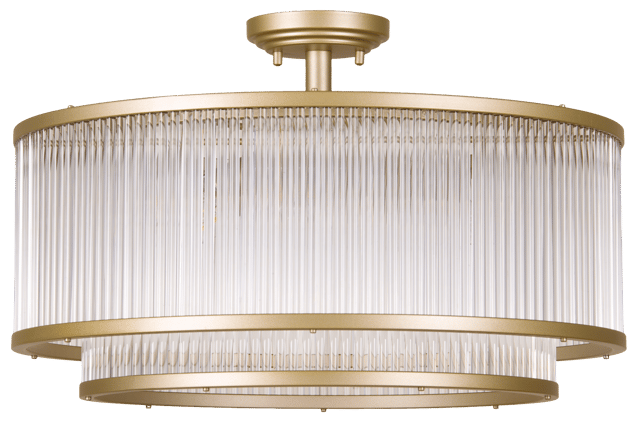Archie plafond taklampe 51cm gull/klar , bilde 6 av 7