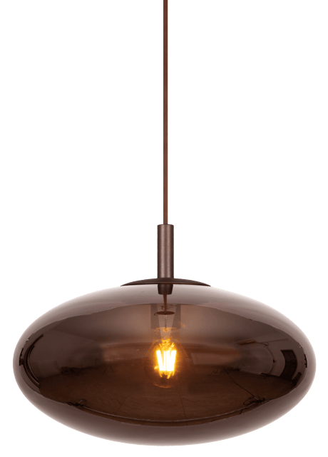 Leana oval taklampe 39cm brun , bilde 5 av 8