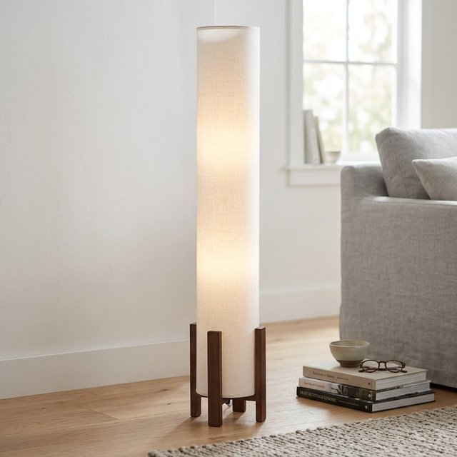 Rotunda gulvlampe 110cm valnøtt  2