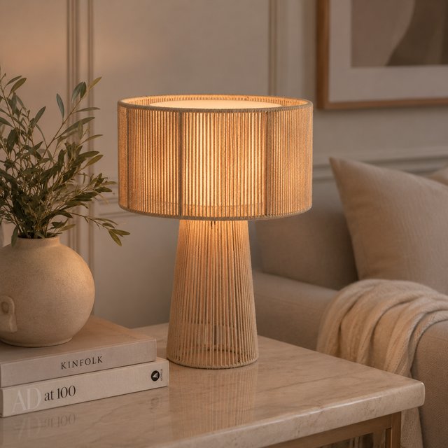 Ylva bordlampe 43cm beige 1