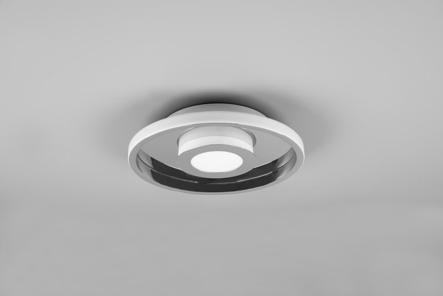 Ascari LED takplafond bad IP44 30cm krom, bilde 2 av 5