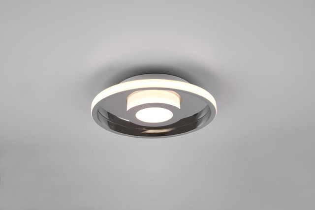 Ascari LED takplafond bad IP44 30cm krom, bilde 3 av 5