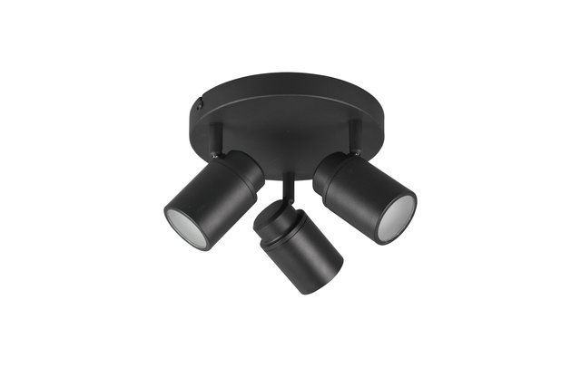 Angelo takspot bad IP44 3lys sort 4