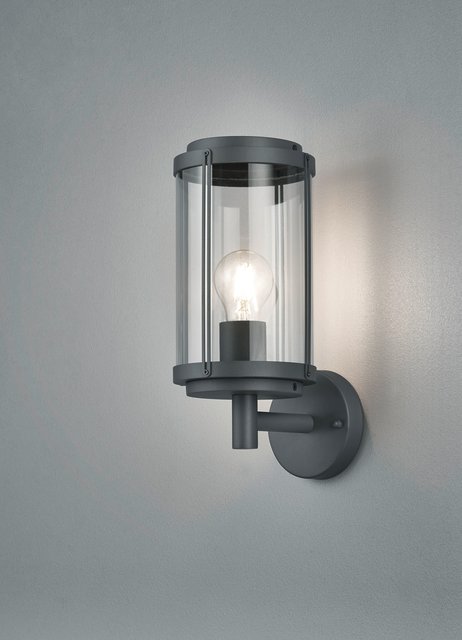 Tanaro utelampe vegg IP44 grå 32,5cm, bilde 2 av 3