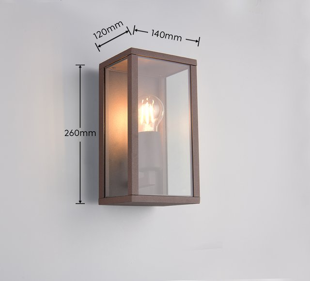 Garonne utelampe vegg IP44 26cm rustikk , bilde 9 av 9