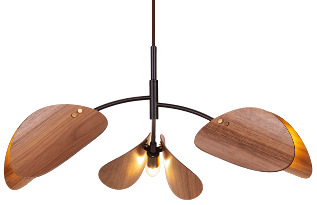 Willow taklampe 76cm valnøtt , bilde 6 av 8