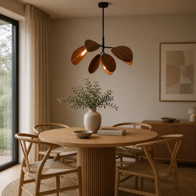 Willow taklampe 76cm valnøtt , bilde 1 av 8
