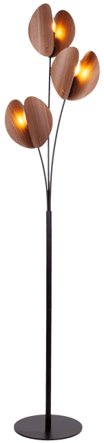 Willow gulvlampe 175cm valnøtt 4