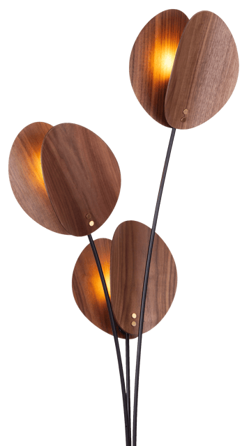 Willow gulvlampe 175cm valnøtt 2