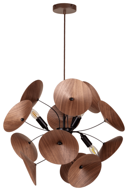 Orbis taklampe 60cm valnøtt 4