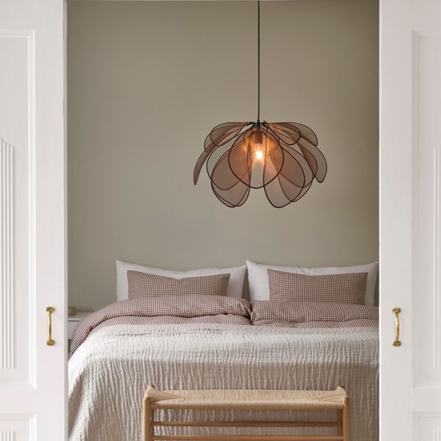 Lotus taklampe 70cm brun 3