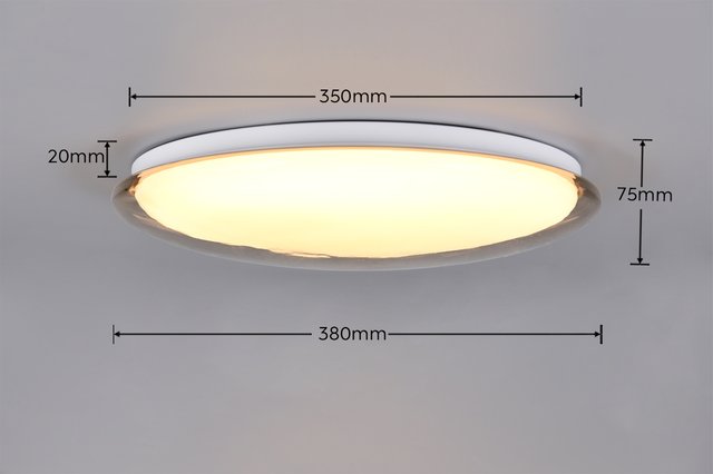 Caliro LED plafond taklampe 38cm smoke/hvit, bilde 4 av 4
