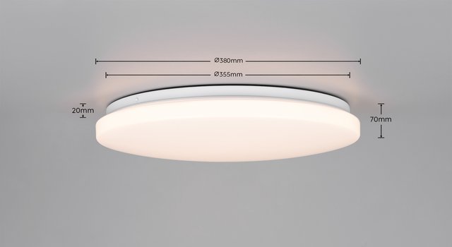 Firos LED plafond taklampe 38cm skyscene, bilde 11 av 11